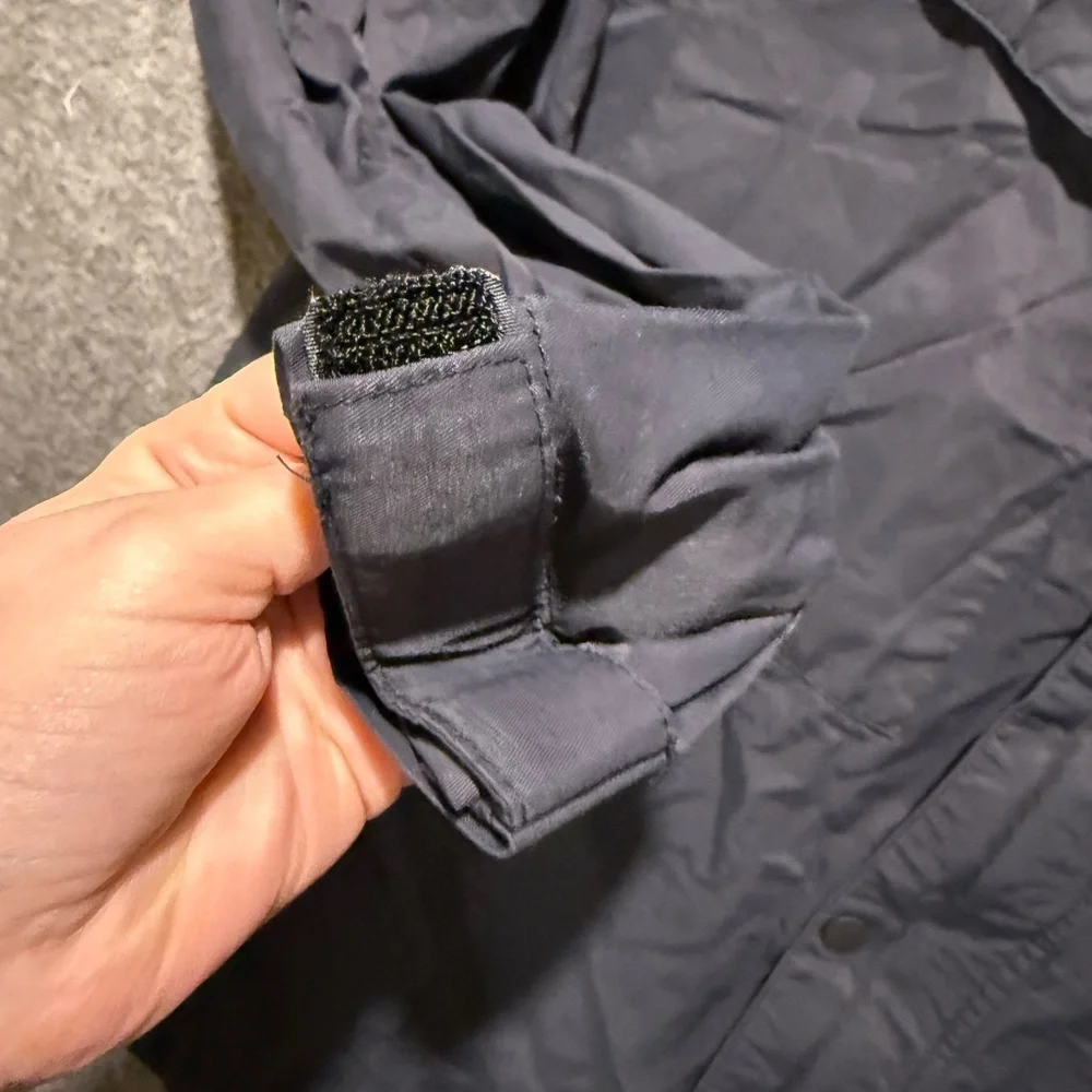 Nike Sportswear M65 Woven Jacket Mens LT tall Navy Blue zip track utility train